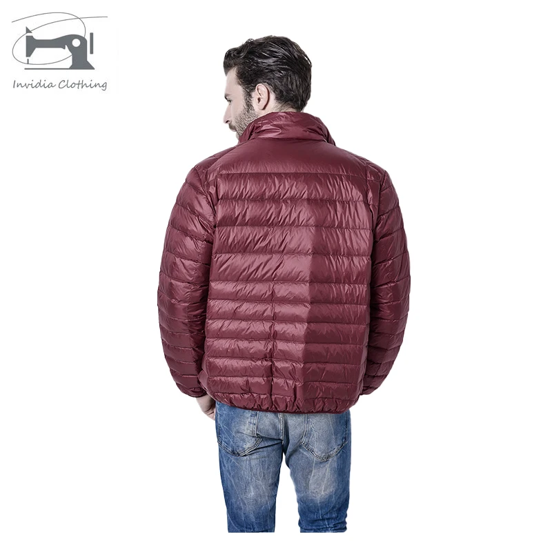 
Beautiful design best mens white duck down fashion filled jacket 