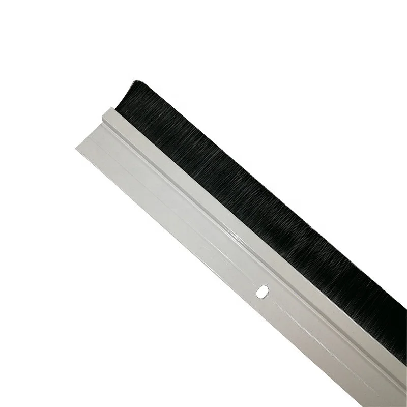 door bottom moth-proof brush seal weather strip Metal brush seal for door aluminum  door accessories weather stripping