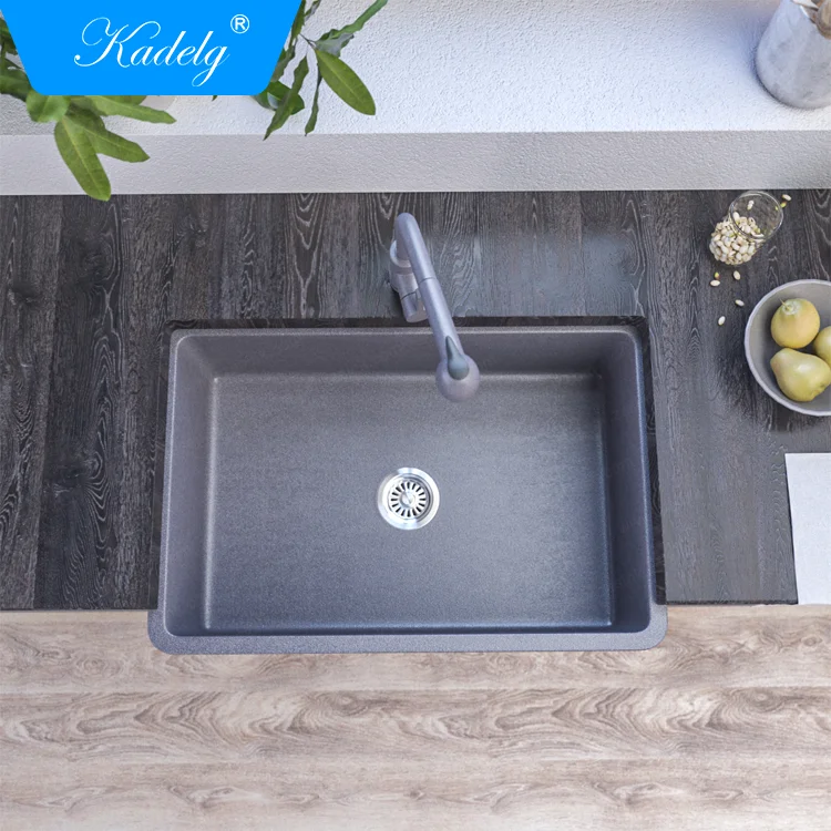 Hot Selling Composite Acrylic Solid Surface Kitchen Sink for Home