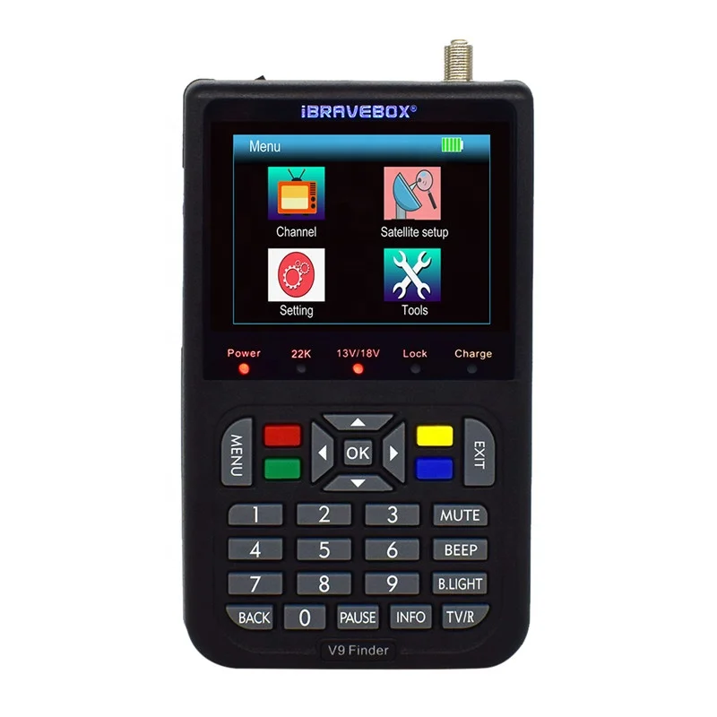
V9 DVB-S/S2 Satellite Finder High Definition 3.5 Inches Multi Compatible Satellite Receiver 