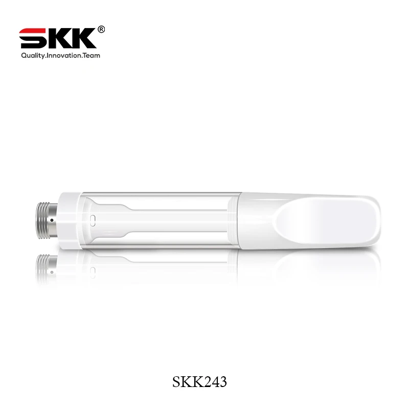 
SKK243 vape pen ceramic cartridge 510 thread with custom logo 1.0 ml for thick 