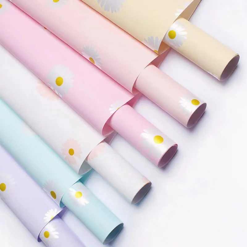 Floral Packaging Small Fresh Thick Waterproof Flower Wrapping Flower Paper Bouquet Packaging Material