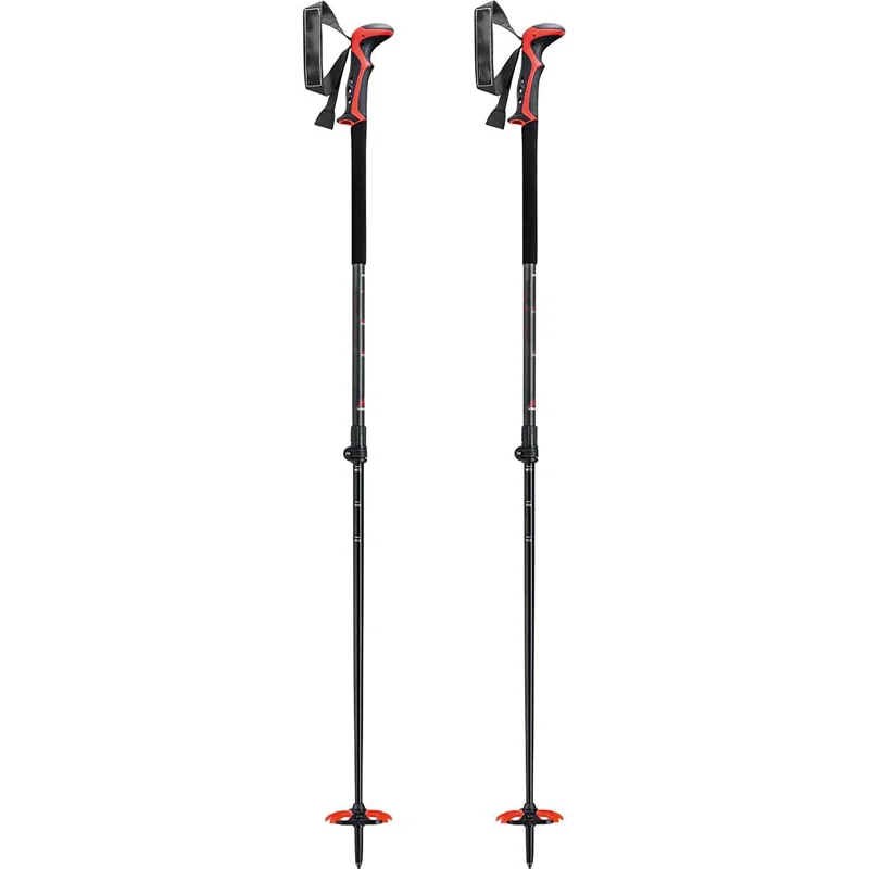 Factory Wholesale Aluminum Adjustable Lightweight Ski Poles for Backcountry Skiing & Snowboarding