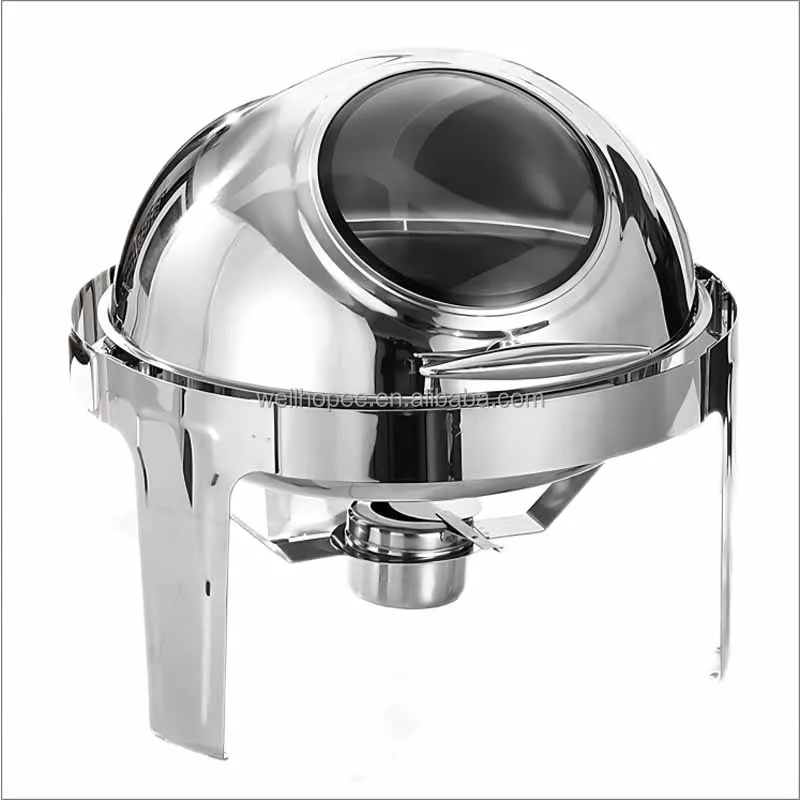 Hotel kitchen equipment price list buffet catering gel fuel rectangular roll top chafer, stainless steel chafer set for sale