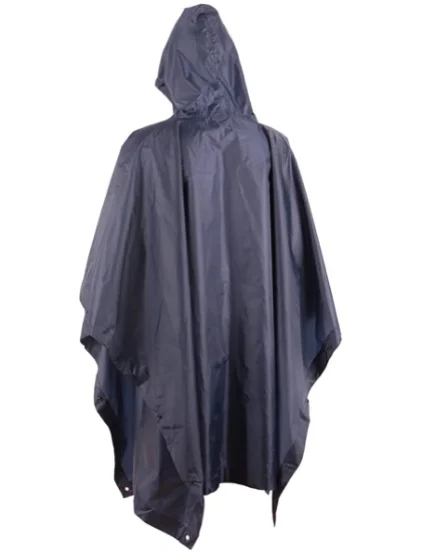 Водонепроницаемый плащ-пончо Woqi из искусственной кожи, дождевик-пончо для взрослых, оборудование для выживания для кемпинга