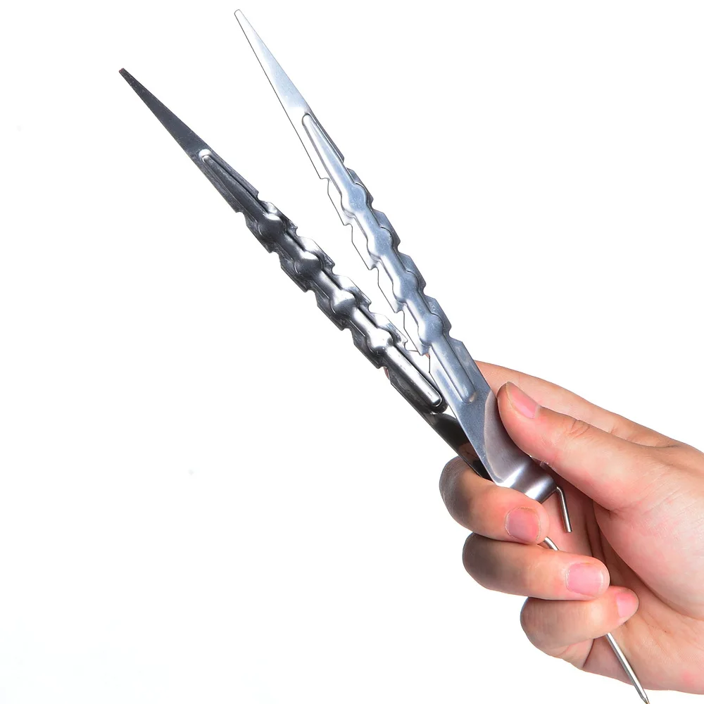 New stainless steel materials Shisha tongs Metal Tongs for Charcoal Hookah Shisha Hookah Accessories Shisha Charcoal Tongs