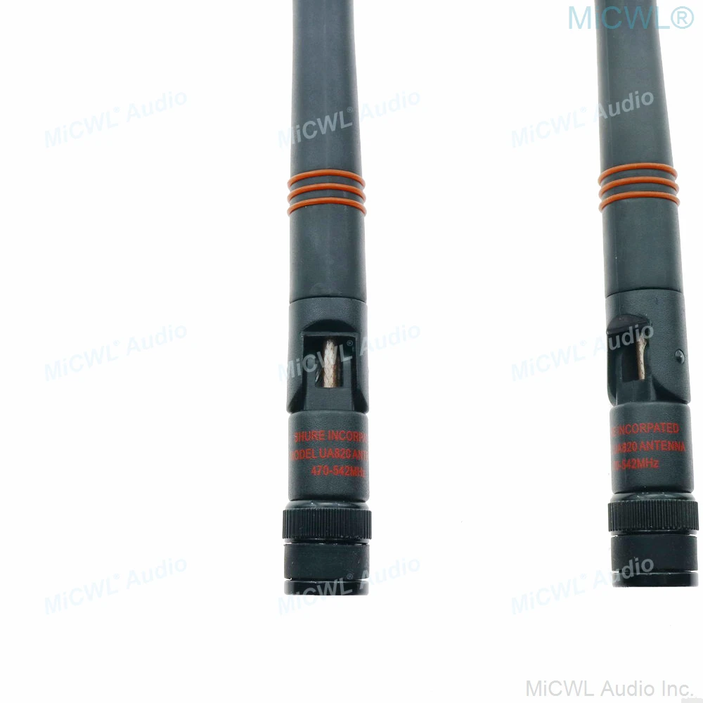 New Half Wave BNC 1/2 Bayonet Coaxial Cable Aerial Antenna For UA820 ULX UR4D UR Wireless Receiver 470-542MHz 638-698MHz 590-690