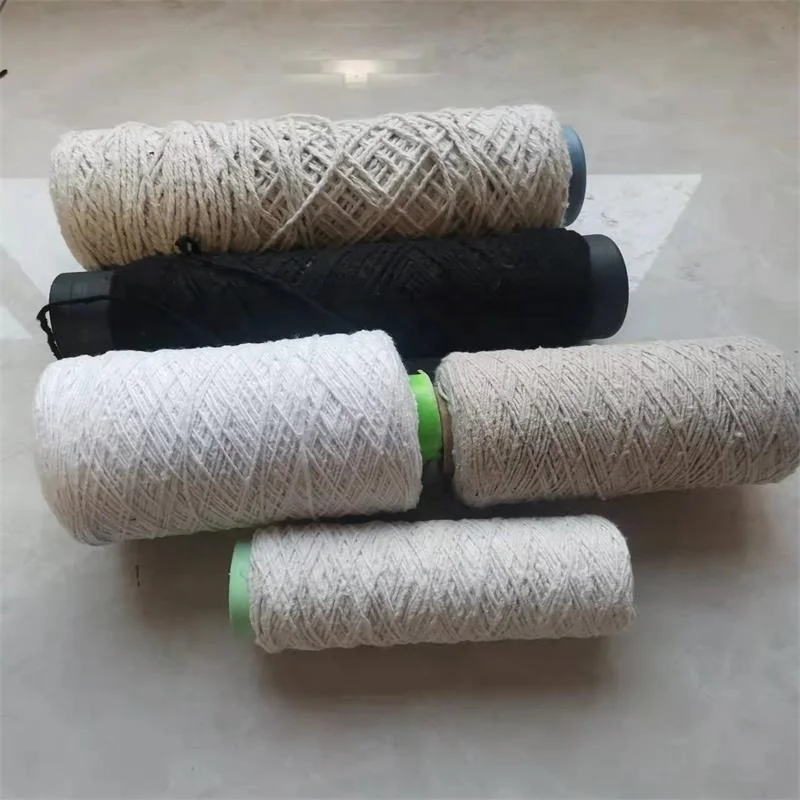 Recycled cotton yarn for cloth or mop