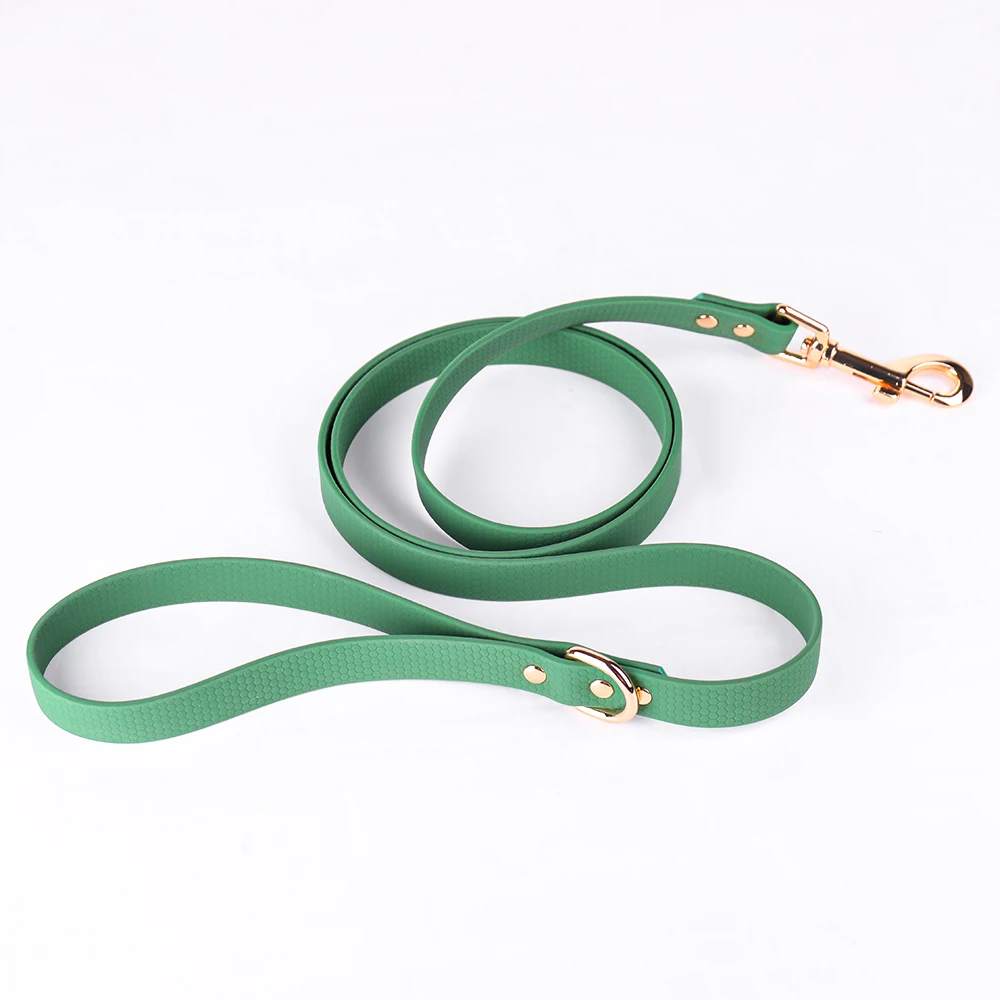 Hands Free 4 in One Dog Leash PVC Dog Collar Leash Outdoor Silicone Non Slip Candy Color Custom Long Pvc Leash