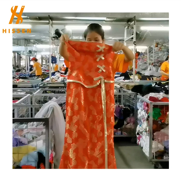 Korea bales high quality women casual Used Summer Dress Cotton Clothing used clothes