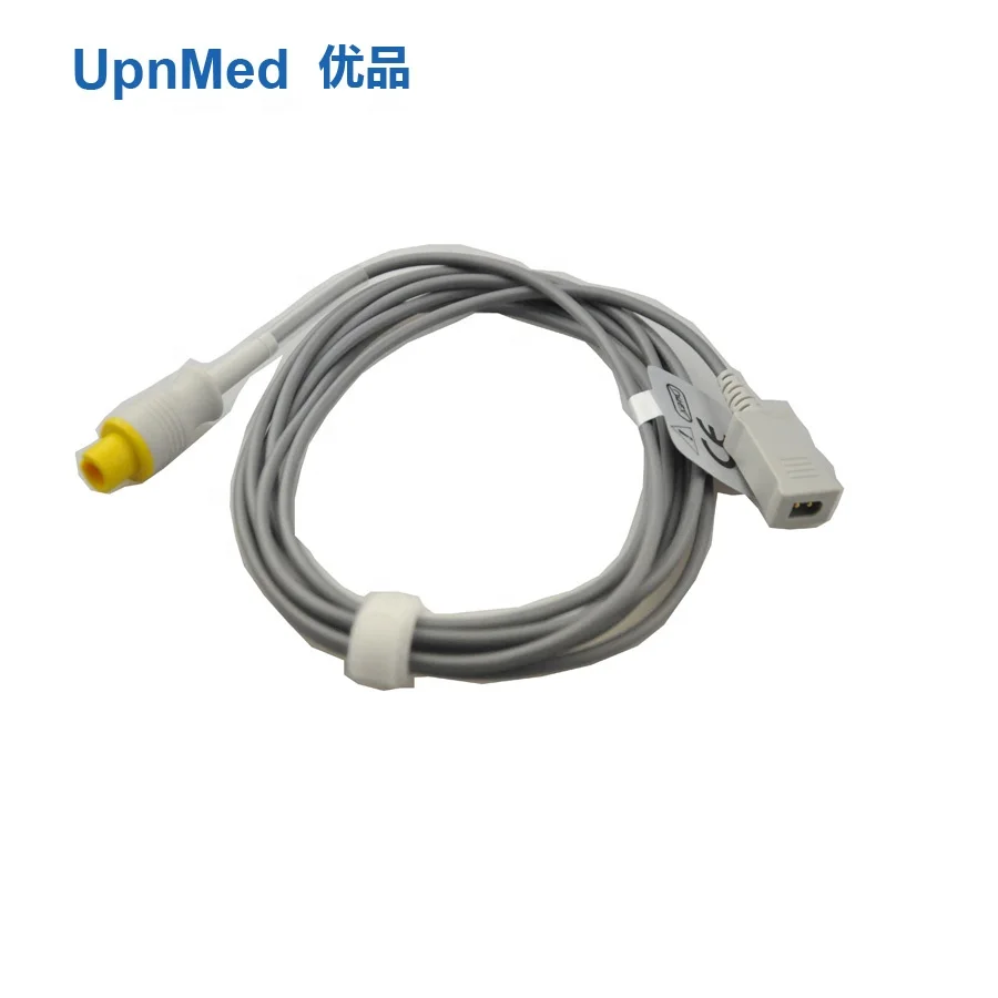 Mindray T5/T8 temperature probe,adult skin-surface,round 2-pin