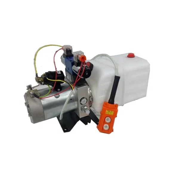 24 В, 800 Вт, гидравлический силовой агрегат двойного действия для самосвала, вилочного погрузчика