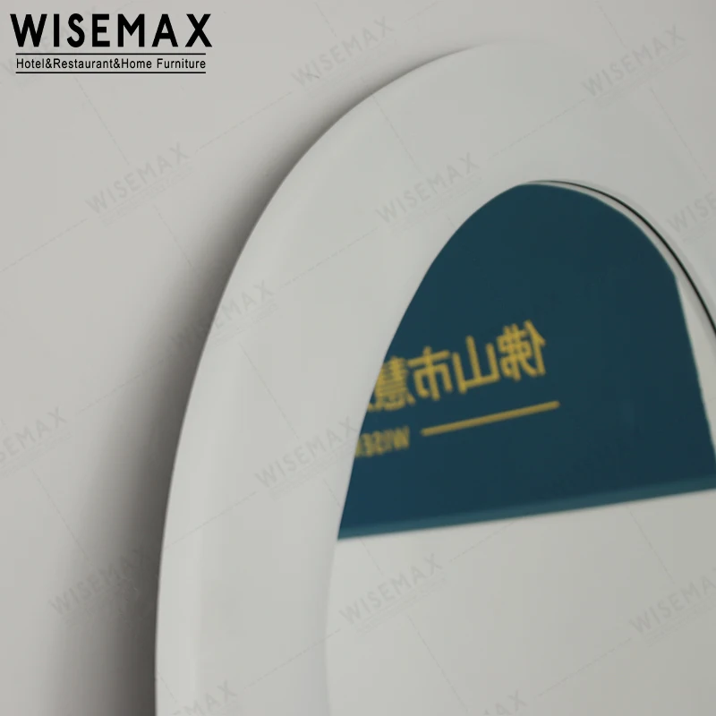 Мебель WISEMAX Современный домашний декор овальная форма большой размер настенное зеркало фанера Круглый Угловой пол для
