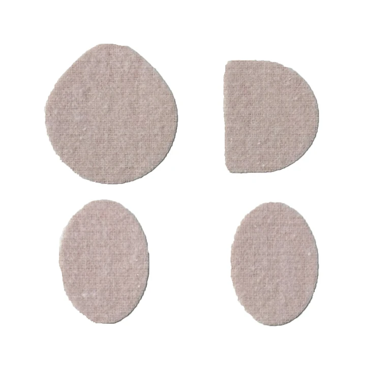 Hot Selling Heel Stickers for Shoes Moleskin Adhesive Pads Anti-wear Heel Patch for Feet Fabric Padding Avoid Foot Skin Blister