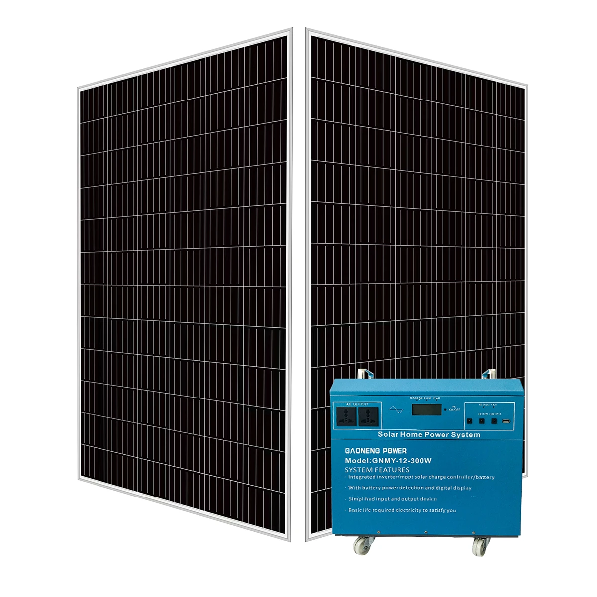 panneau solaire 230v 12v 300w solar inverter  system