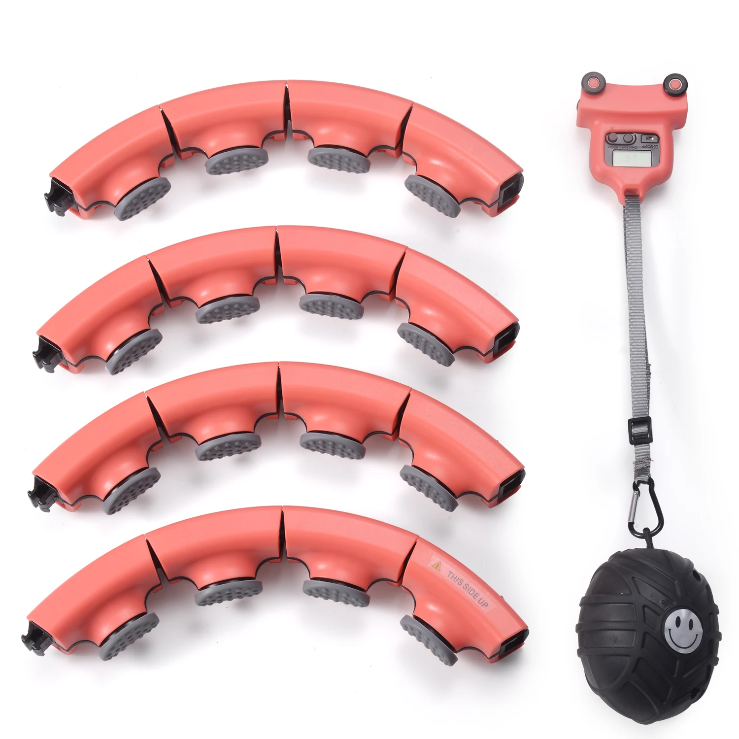 16 Knots High Quality Infinity Wholesale Fitness Smart Weighted Hula Hoops for Adults Weight Loss