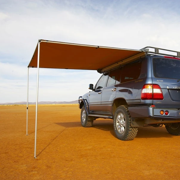 Outdoor 4x4 retractable camping trailer rooftop tent awning Truck Vehicle Over Land aluminum case car side awning