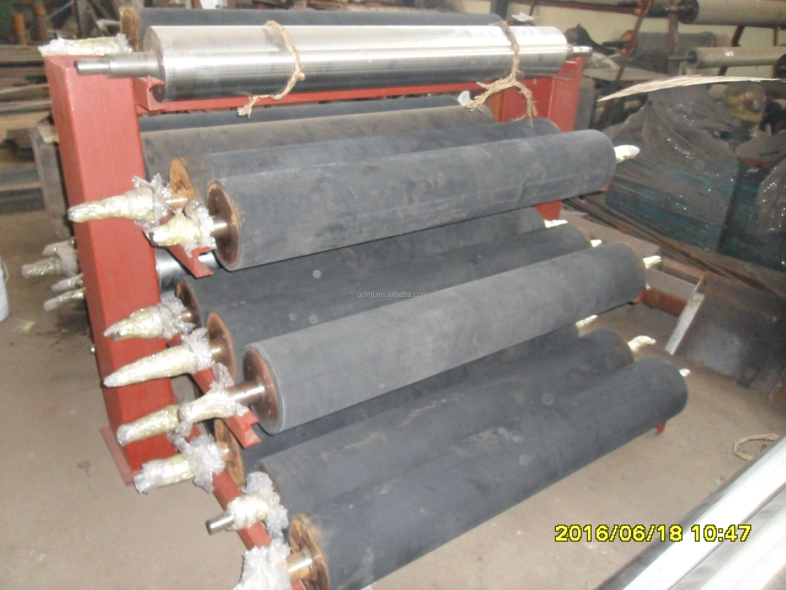 Two Double Side Woodworking Machinery Wood Panel Plywood Veneer Spreading machine Adhesive Glue Spreader