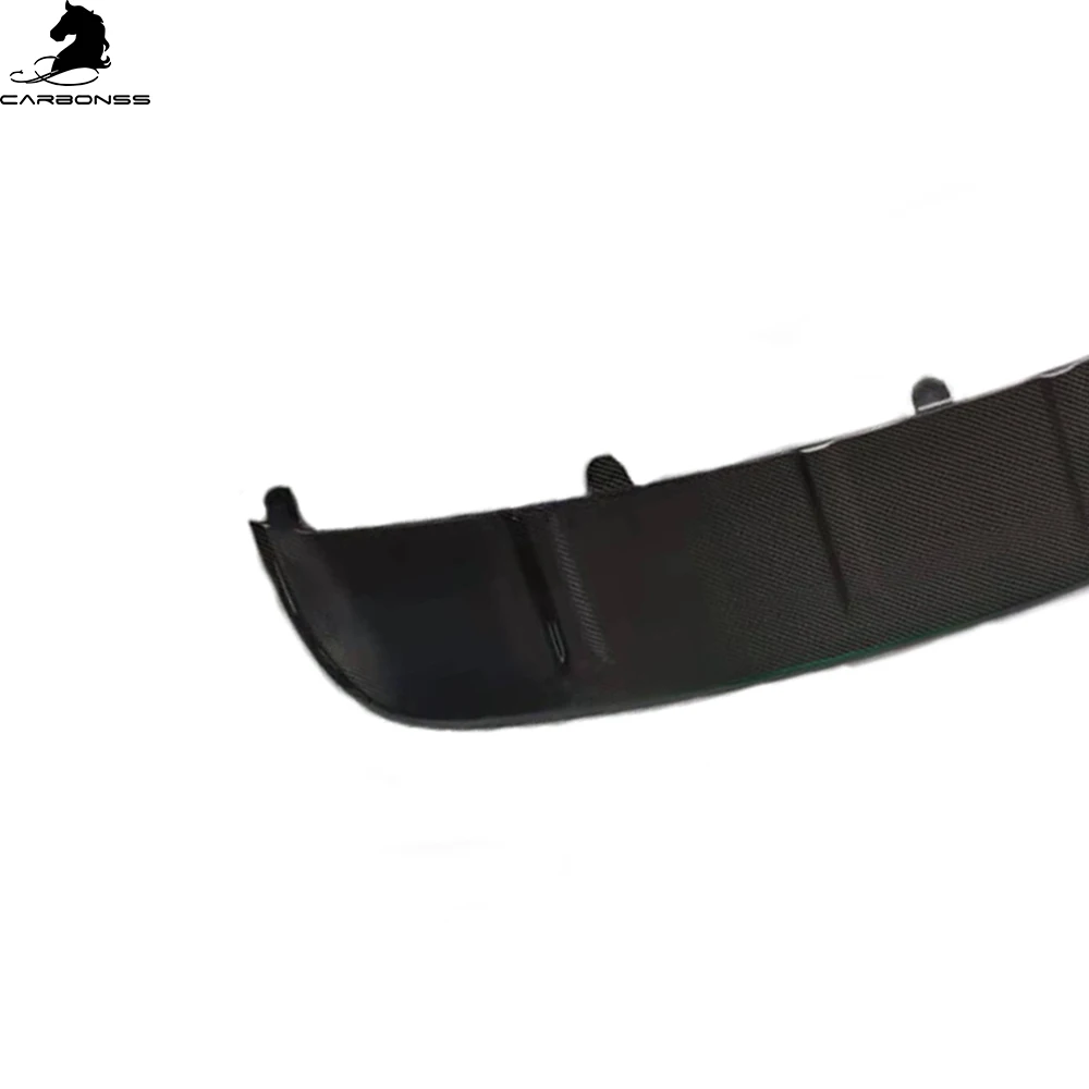 Auto Tuning Carbon Fiber Front Spoiler Bumper Lip For Porsche Macan