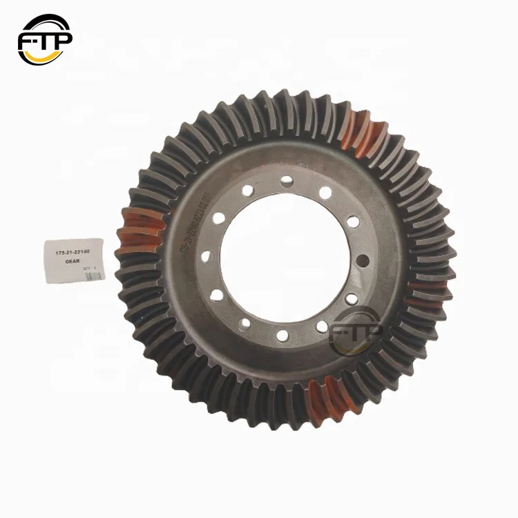178-15-13240 175-21-22140 Transmission Pinion Shaft 178-15-13240 Spiral Bevel Gear 175-21-22140 for D155A-1 D155A-2 Bulldozer