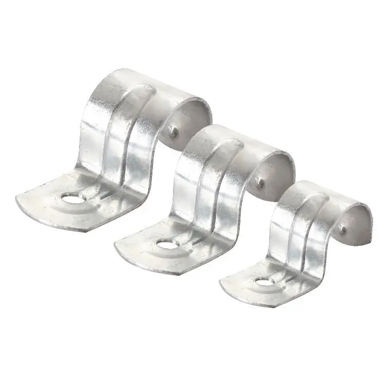 high quality galvanized half saddles Steel Conduit Half Clamp Saddle for Strap