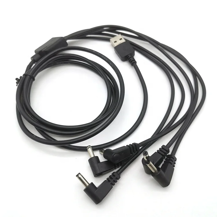 Силовой кабель с прямоугольным штекером USB A и DC3.5