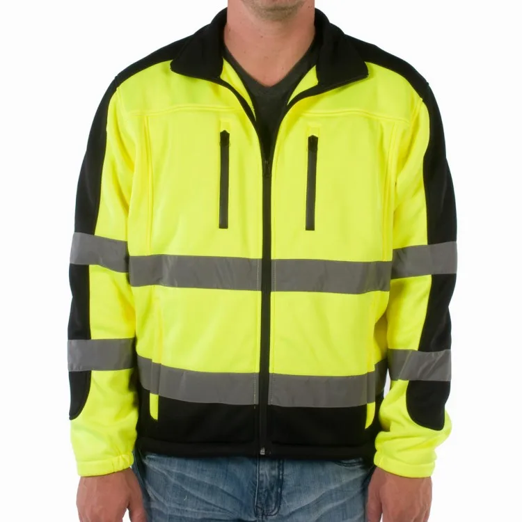 Rainbow Neon Color Reflective Jacket High Visibility Reflective Winter Bomber Jacket Windproof High Quality Reflective Jackets
