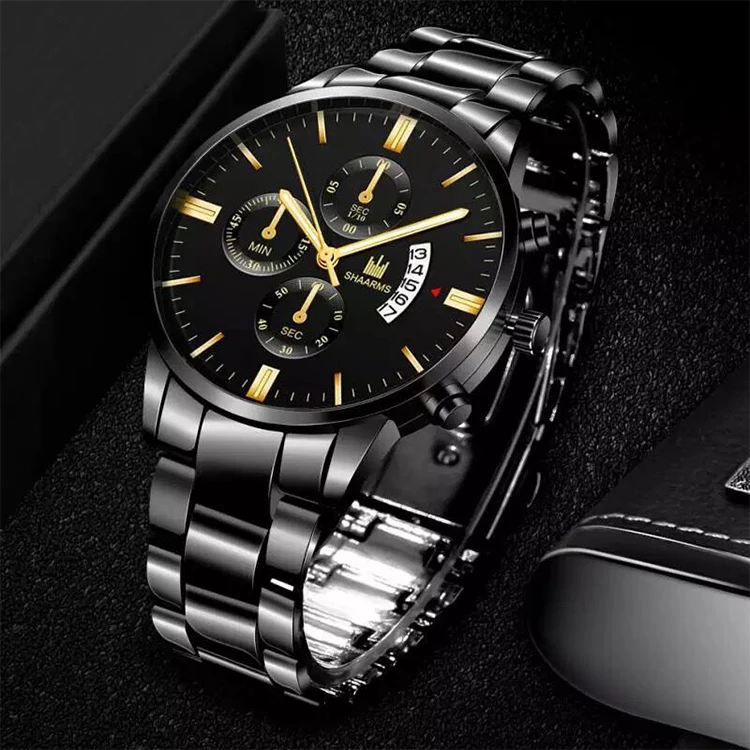 Оптовая продажа с завода, мужские часы Reloj Hombre из сплава, роскошные мужские наручные часы из нержавеющей стали