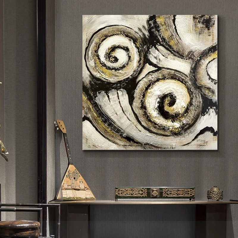 Modern Abstract Oil Painting on Canvas Posters and Prints Wall Art Painting  Abstract Art Picture for Living Room Home Decor