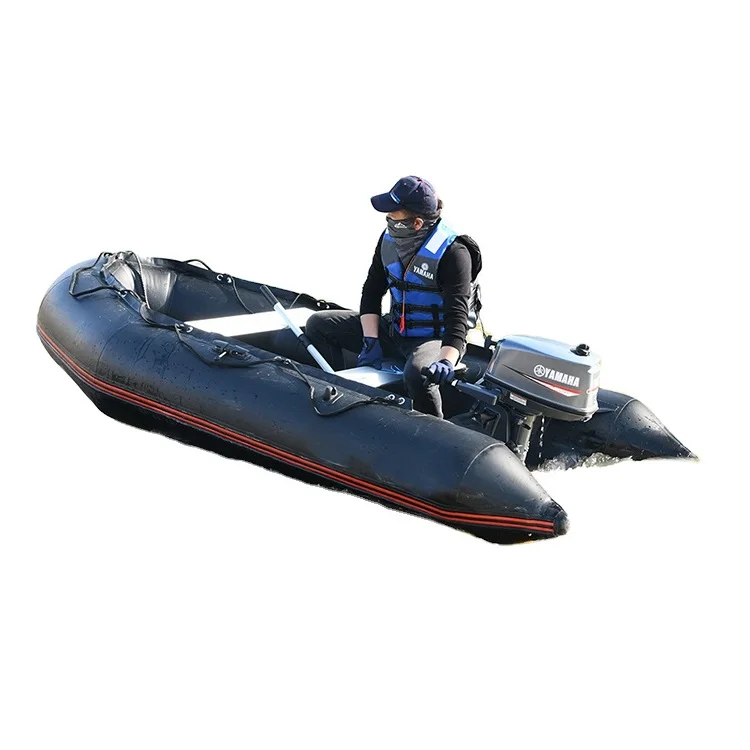 Надувная лодка Rib Hypalon с подвесным мотором в
