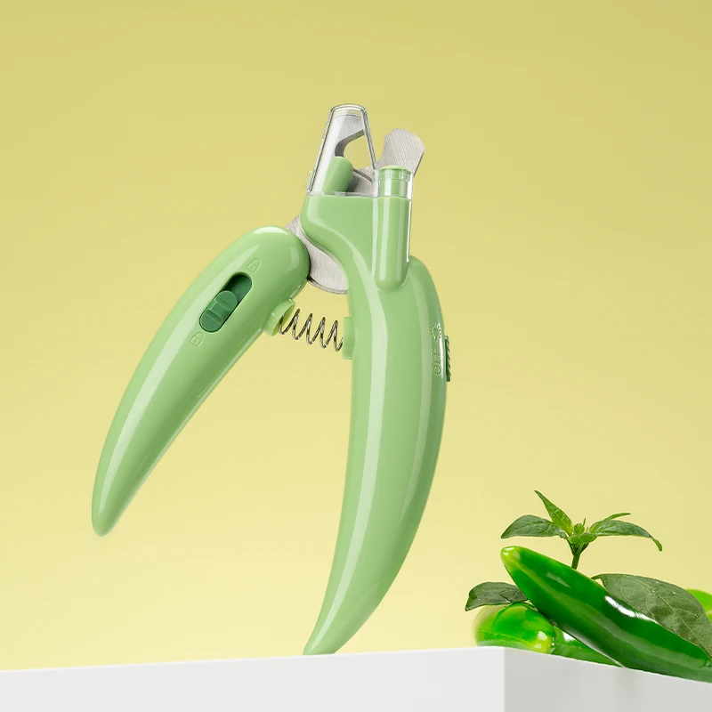 amazon hot selling soft grip stainless steel dog pet grooming nail clippers and trimmer