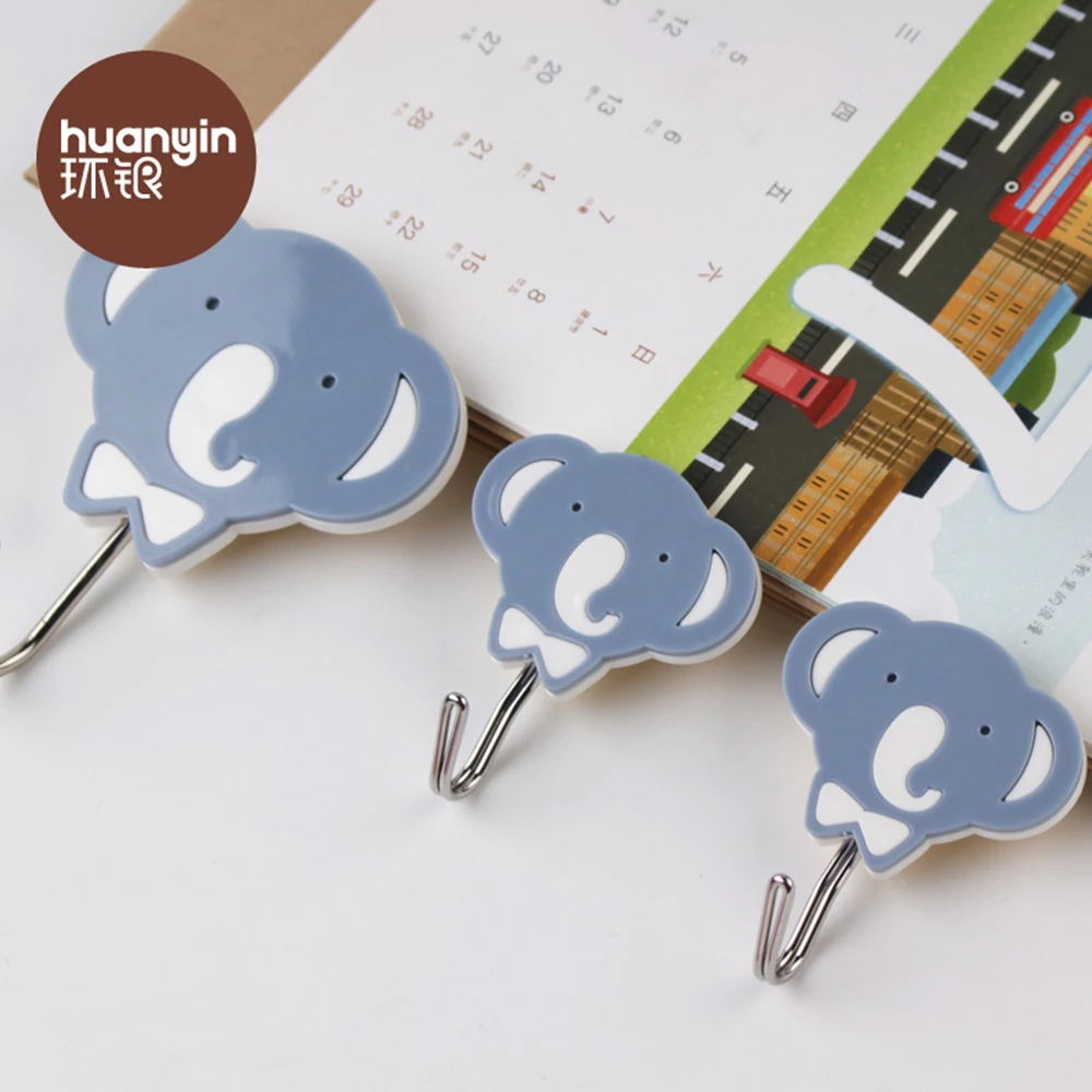 Cartoon elephant vintage wall hook hook for hanging clothes
