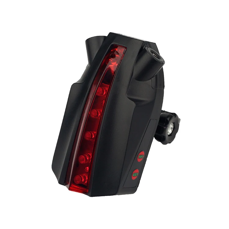 VL-8214 Product Black 5 Pcs Led 2Pcs Work Time Sixteen Hours Cycle Led Accessories Signal Bicycle Tail Light