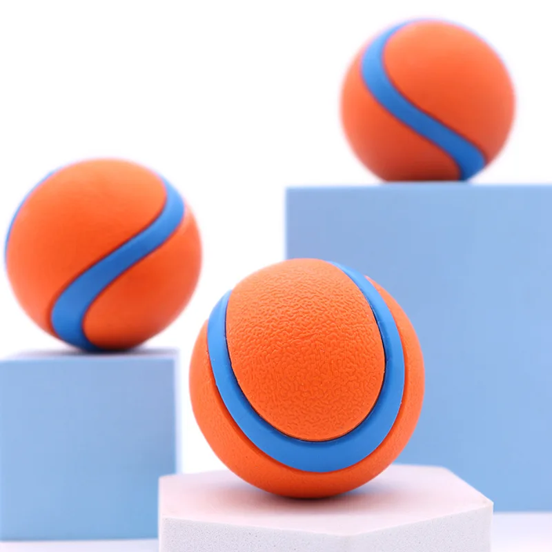 Wholesale 2024 Solid Elastic Plush Pet Jumping Dog Toy Ball Sustainable Puppy Toy elastic Jumping Dog Ball