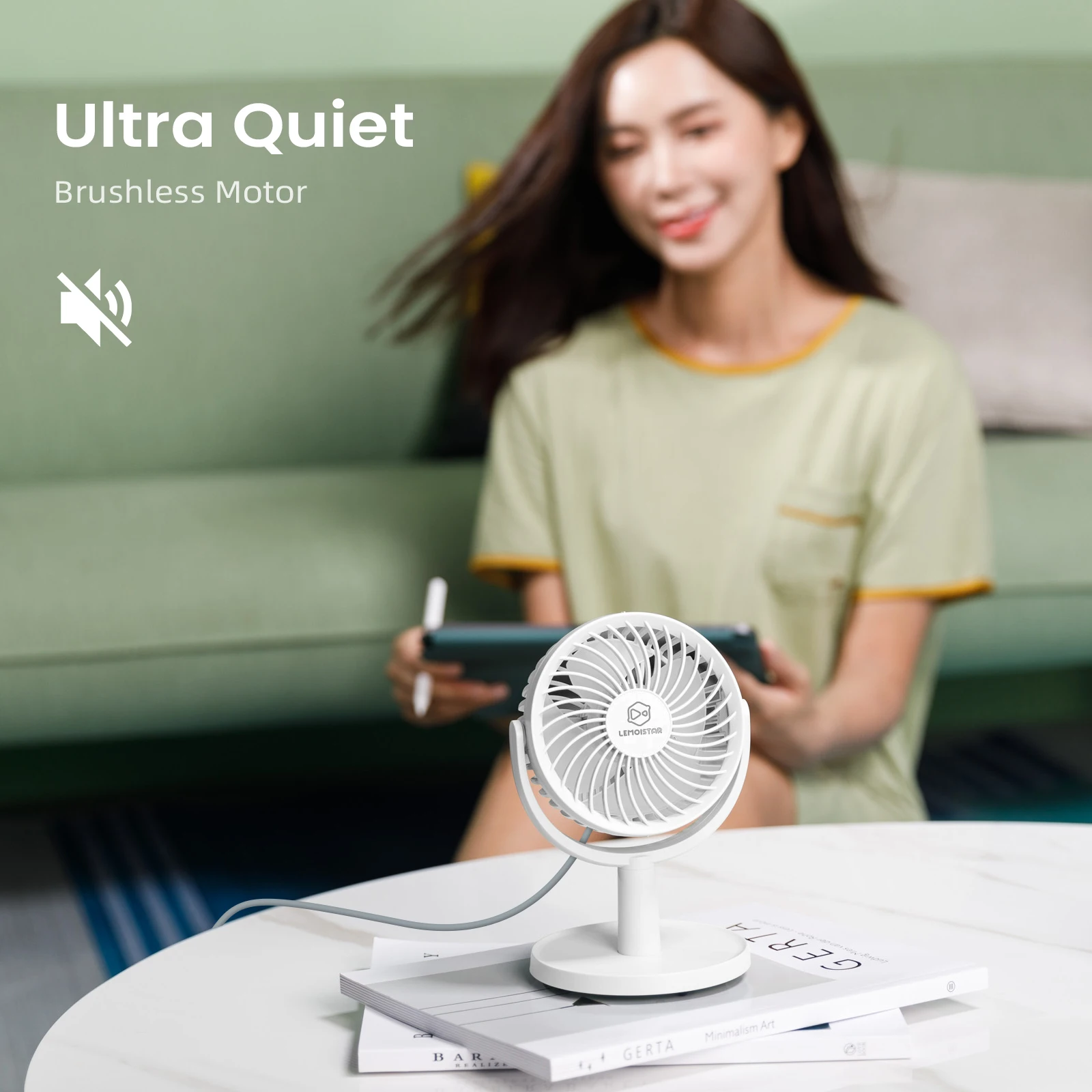 Powerful Multi-Level Wind Gears Air Circulation Desk Pedestal Fan For Home Usb Electrical Cooling Small Portable Mini Table Fans