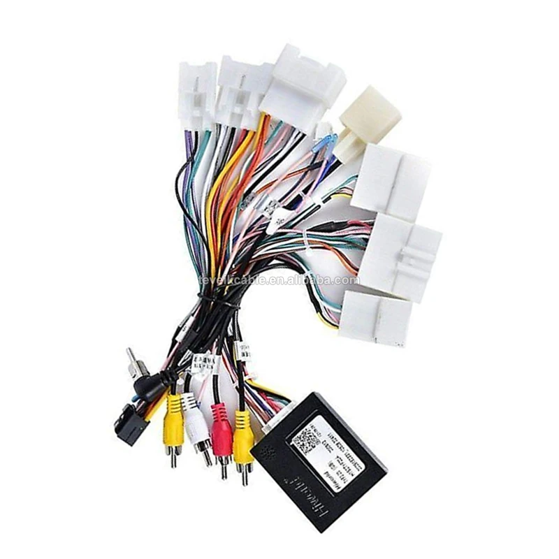 custom automotive Car Radio Stereo wiring harness assembly connector electronic car stereo wire harness