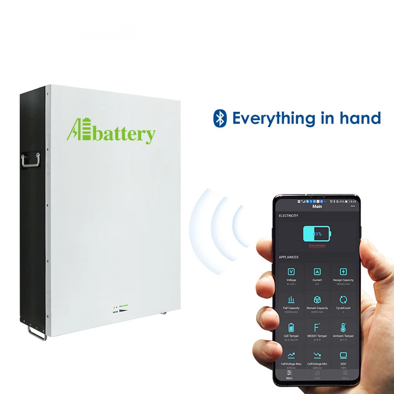 5kwh 10kwh 20kwh силовая стена 48v 100ah 200ah lifepo4 литий-ионный аккумулятор powerwall солнечная батарея для хранения энергии