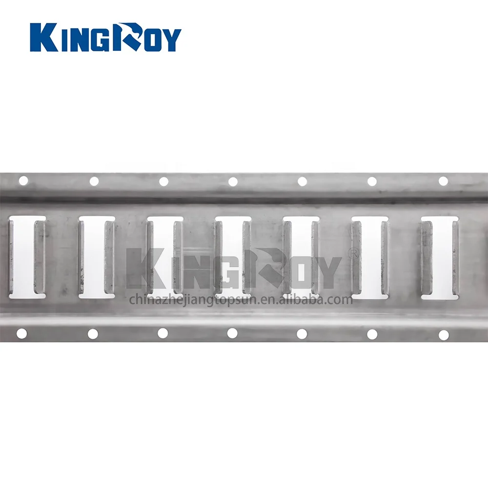 Interior van accessory steel horizontal E track cargo restraint track for cargo control