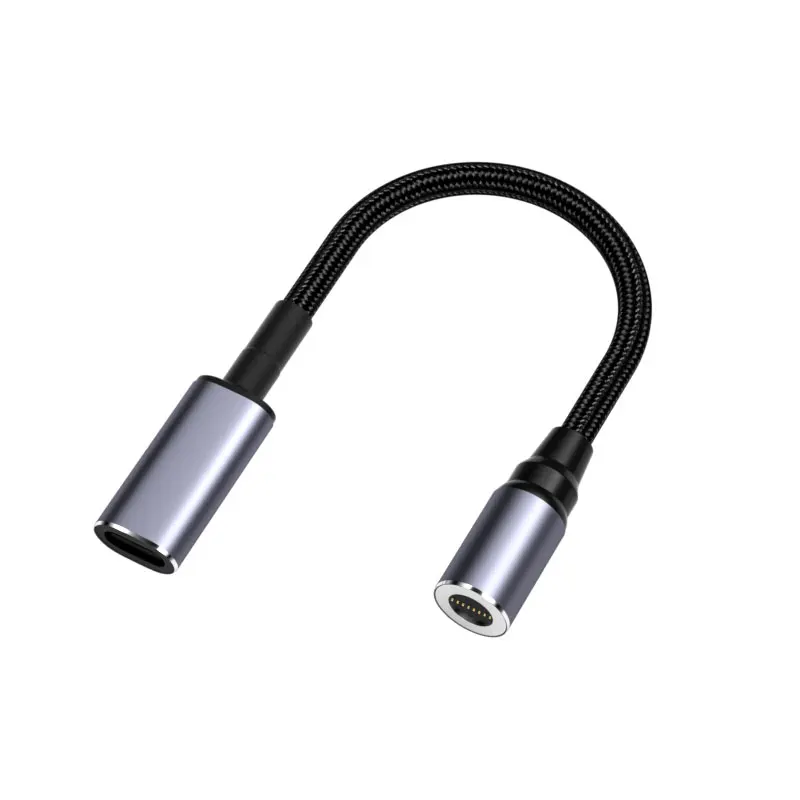 100 вт универсальное зарядное устройство для ноутбука с USB C PD на 8 контактов постоянного тока, магнитный кабель, шнур питания, адаптер для ноутбука Dell HP Asus Lenovo, кабель питания