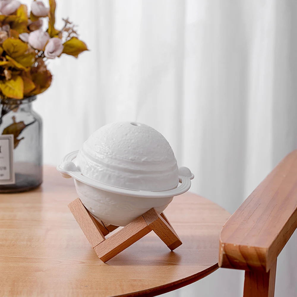 Portable Cool Mist Humidifiers Aroma Oil Diffuser Mini 3D planet Lamp Home Room Air Humidifier planet style Humidifier