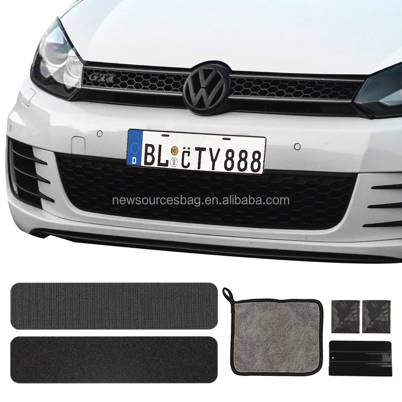 Kentekenplaathouder Removeable Self Adhesive Car License Plate Holder Sets Racing Adjustable Number Plate Frames
