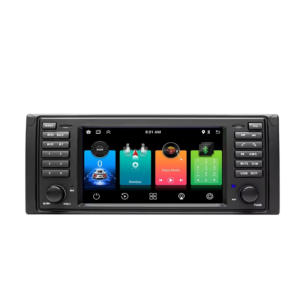 Android 13 For Bmw 5 Series E39 X5 E53 1995-2003 Car Radio Stereo Multimedia Mp5 Video Player Navigation Gps Mirror Link