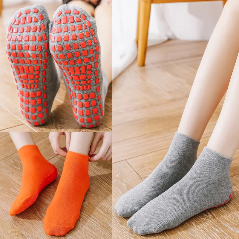 Professional trampoline socks manufacturers wholesale dispensing non-slip floor socks adult children early education yoga socks