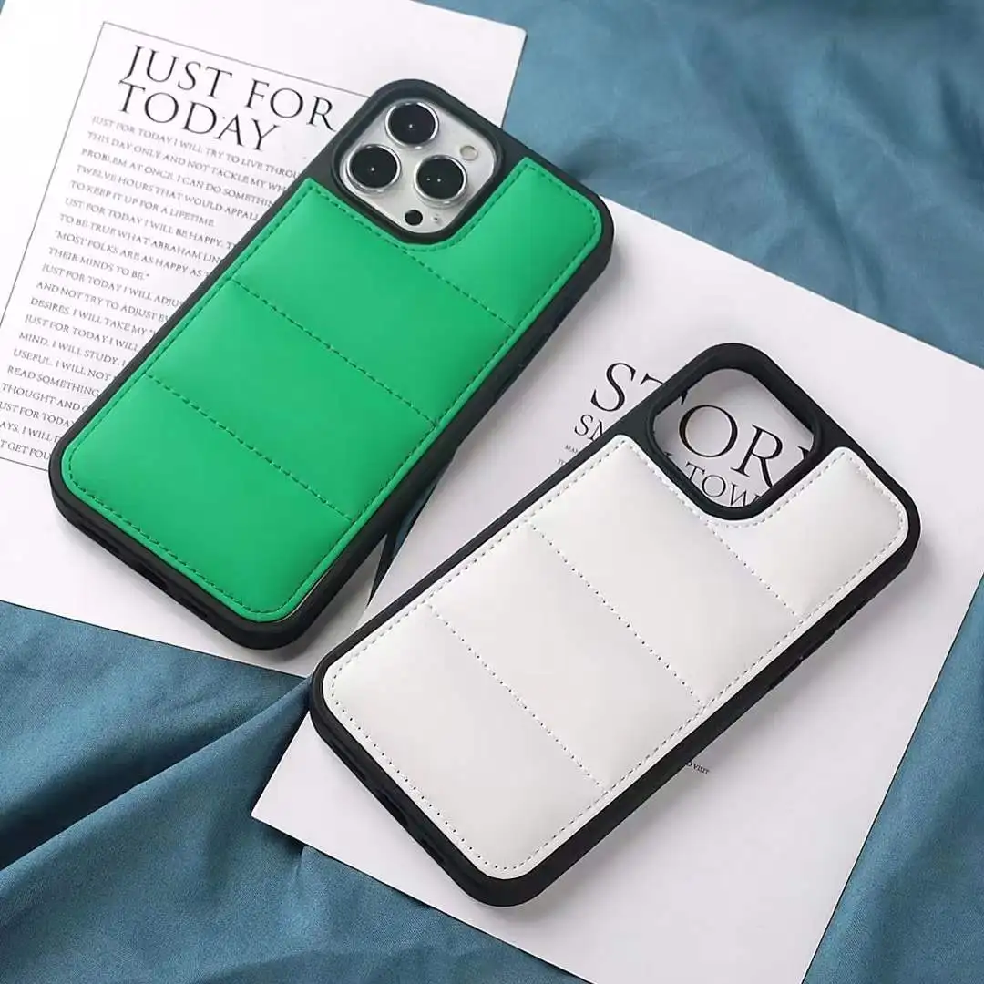 Puffer funda armor case For 6 7 8 Plus SE 2022 Shockproof TPU PC new design back covers For iPhone 13 Pro Max