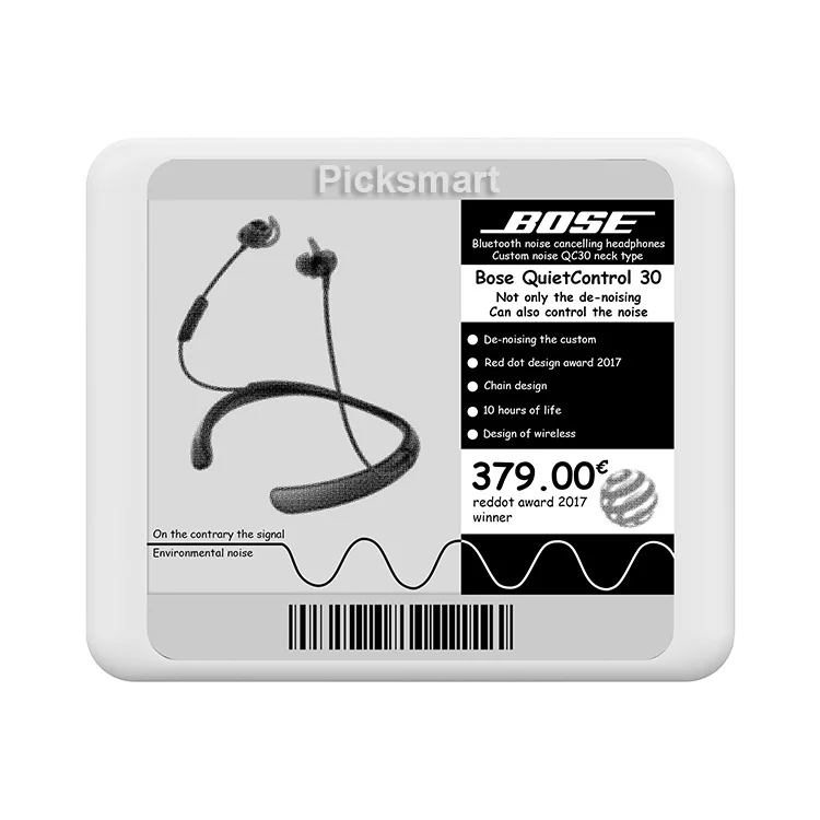 4.2 Inch Simple Operation Warehouse ESL Electronic Shelf Label E-paper Display Wireless Connection Eink Display Wide Versatility