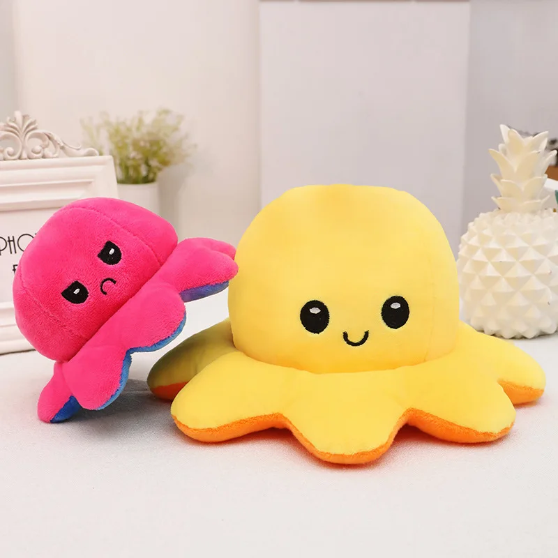 Funny Kids Educational Toy The Original Reversible Octopus Plushie Supersoft Stuffed Animal
