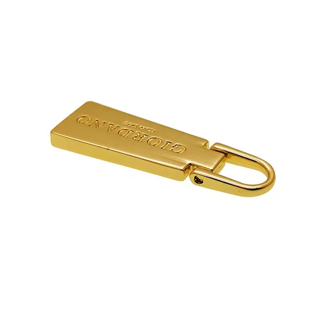 Manufacturer Custom LOGO Zipper Slider Handbag Accessories Metal zipper puller Exquisite Pattern zipper pulls for Garment Bag