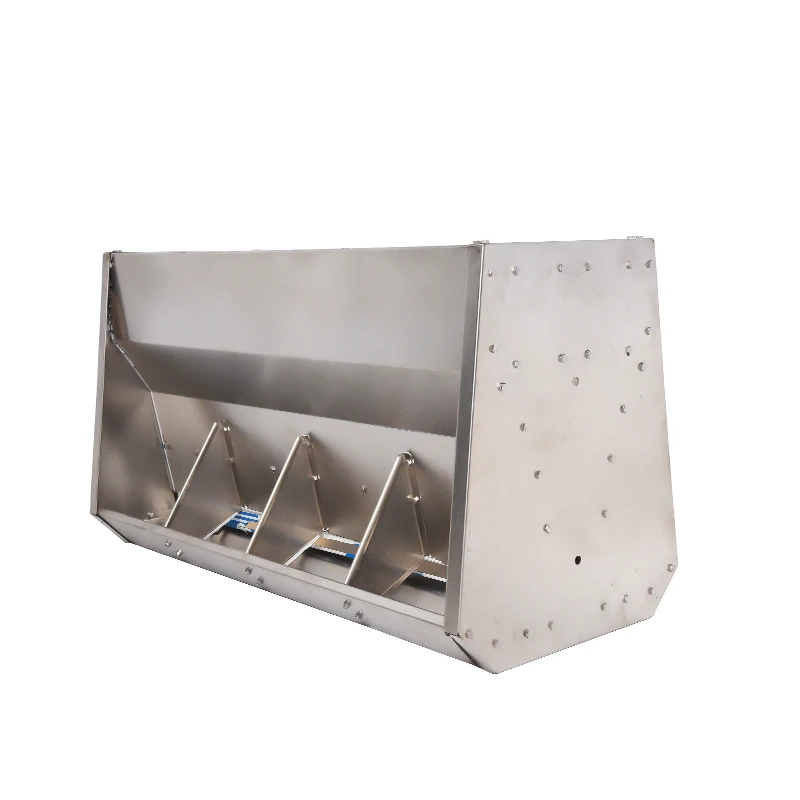 Factory direct sale water trough wood single round plastic feeding design animal feeders pigs