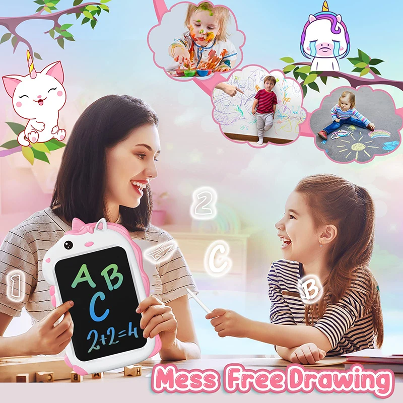 Cartoon Handwriting Pad Kawaii School Supplies Cute LCD Screen Writing Tablet Doodle Board