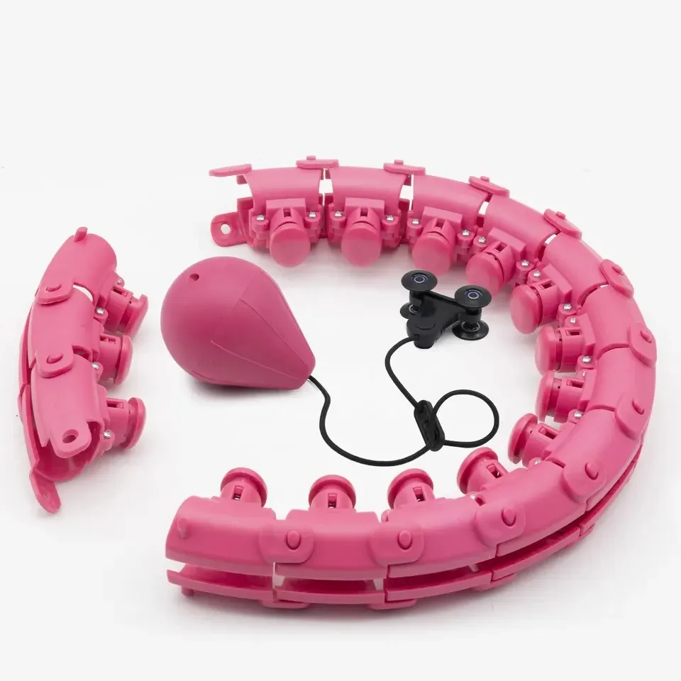 Hula Fitness Hoops Weighted Smart Hula Ring Massager Hoo Kids Gym Equipment Hoola Counting Circle Hoops for Adults Weight Loss